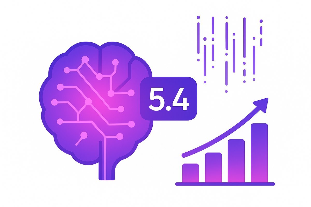 GPT-5.4 OpenAI kiszivárgás — neurális háló és 2M token context ablak illusztráció