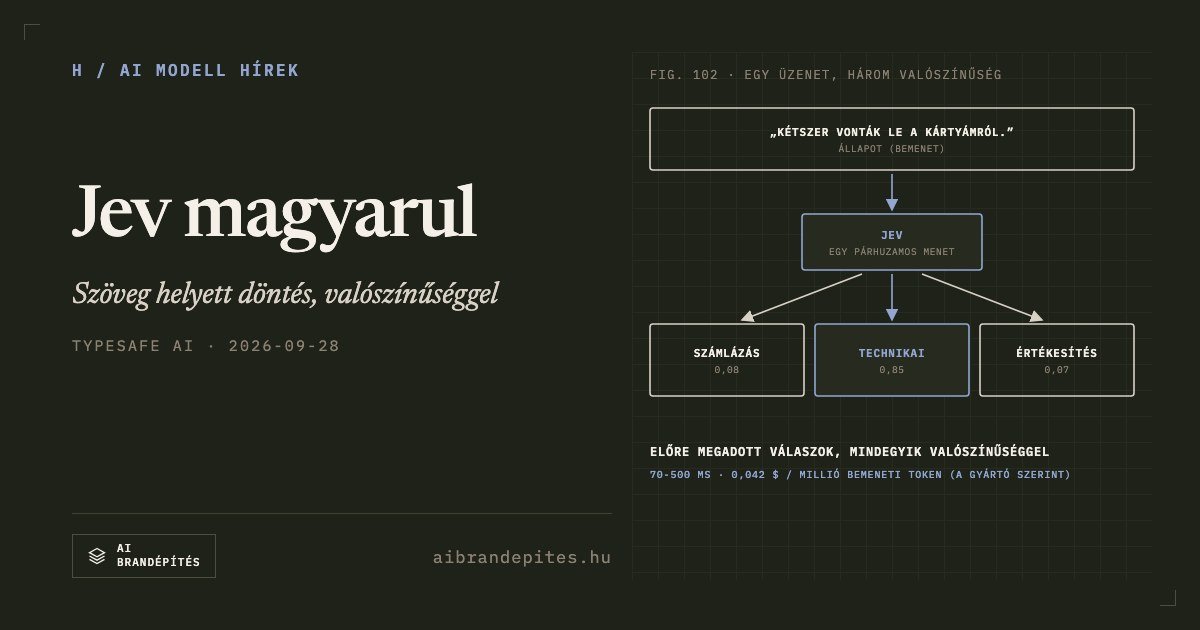 Jev magyarul: mit tud a TypeSafe AI döntéshozó modellje, és kinek jó?