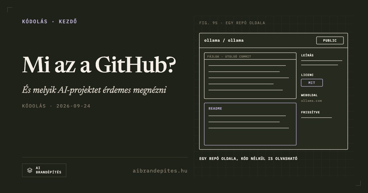 Mi az a GitHub, és melyik AI-projektet érdemes megnézni rajta?